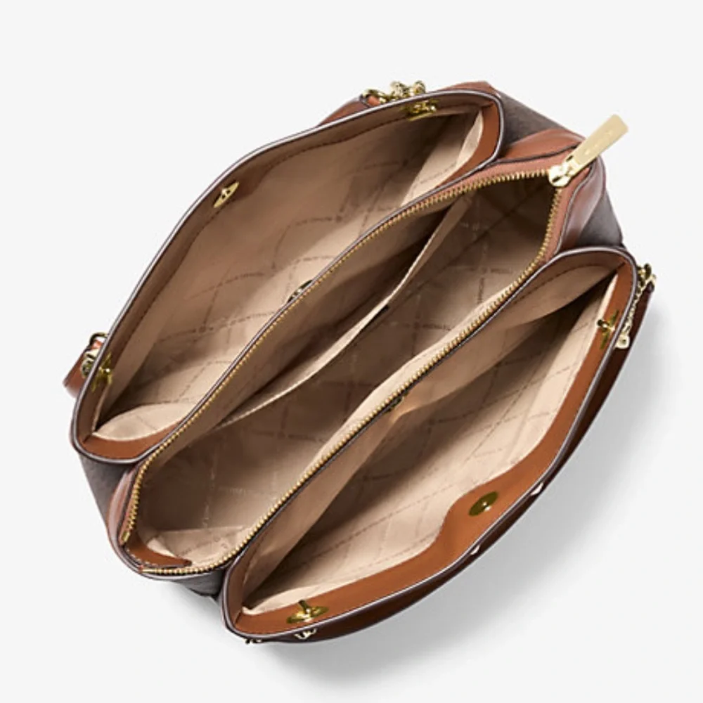 Michael Kors Whitney Medium Signature Logo Tote Shoulder Bag
Brown 
NWT - Picture 6 of 16